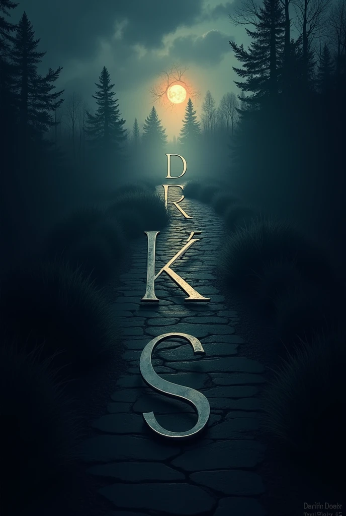 Create a path logo with the acronym DRKMCS