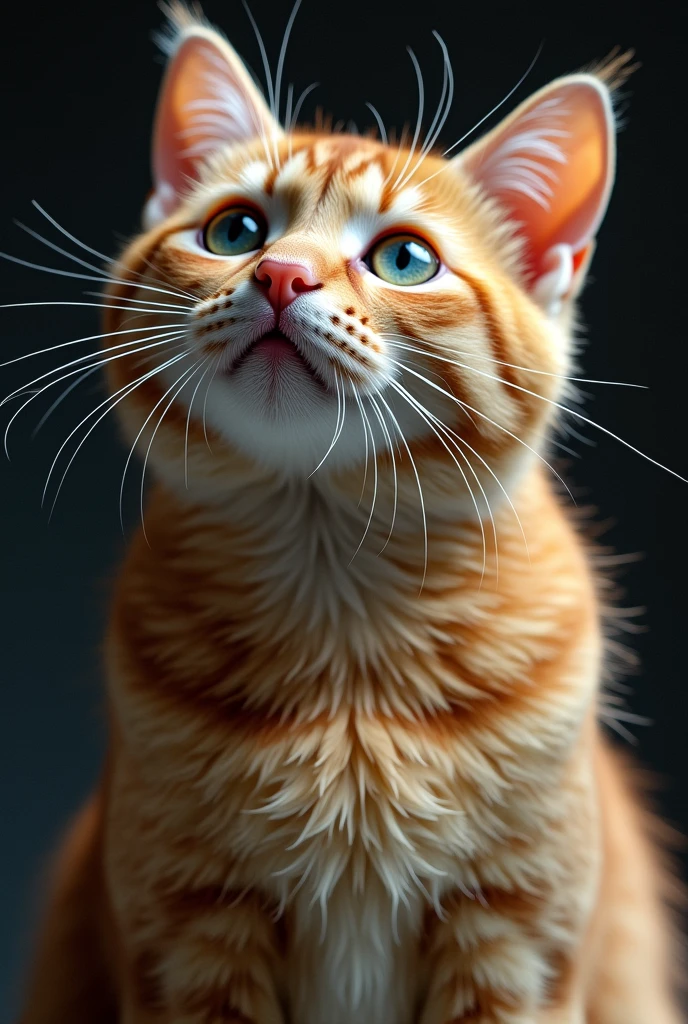 A cat with breasts and ass 