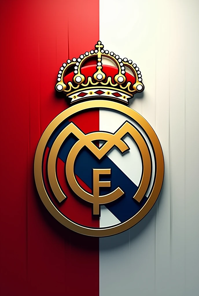 Create a fusion image between the Arsenal and Real Madrid logo