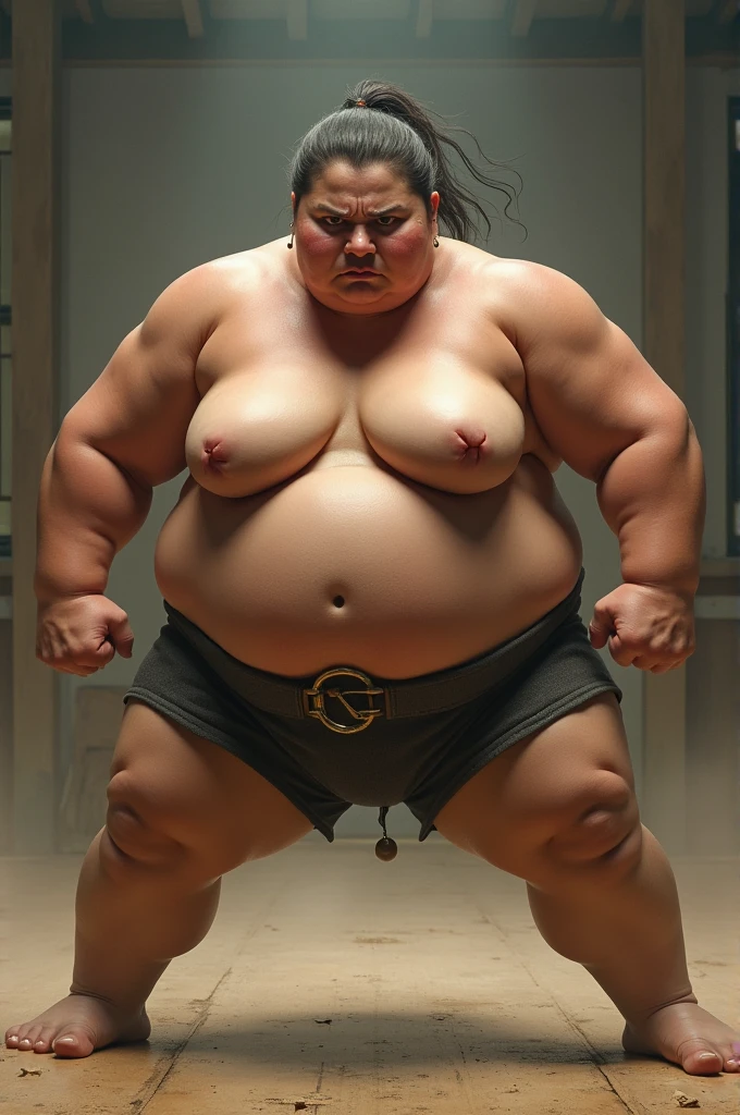 real life big fat mom,do sumo-style leg stomps