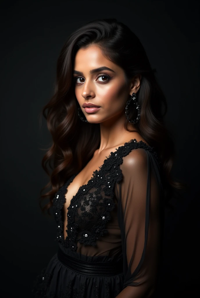 Disha patani black wear