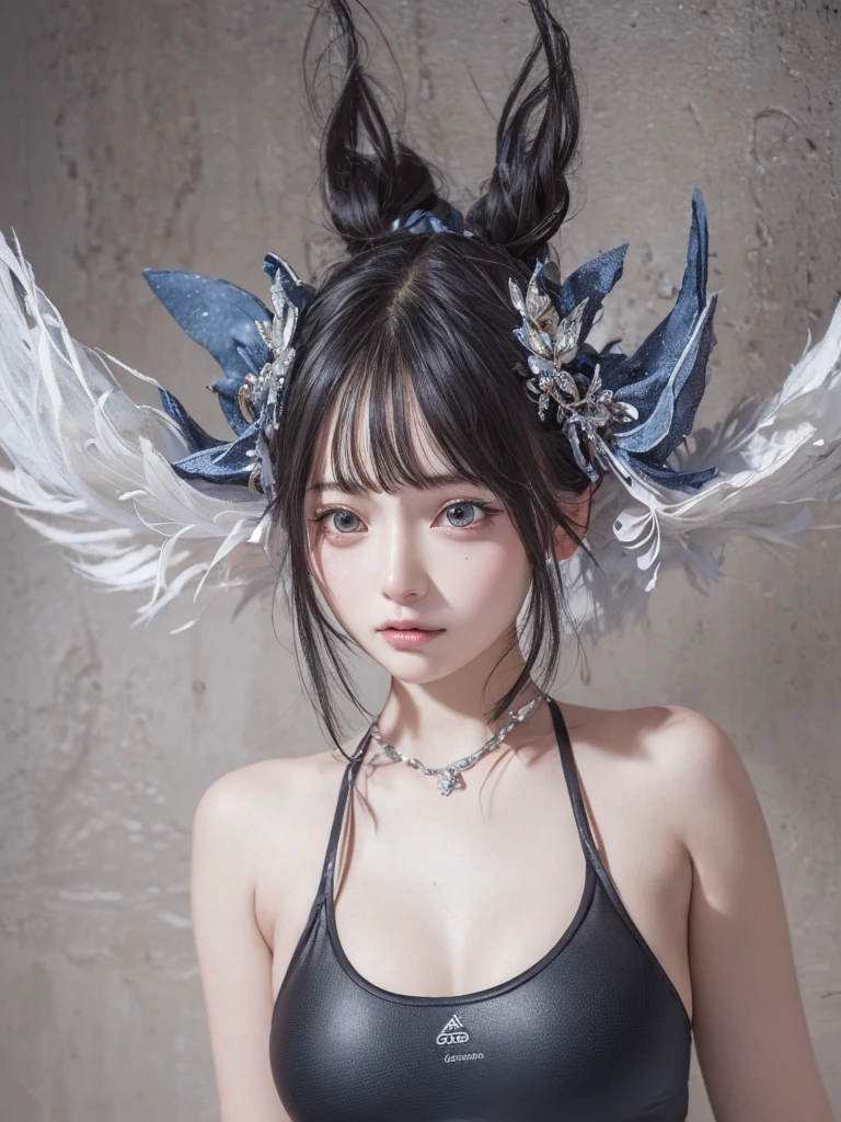 One girl,Upper Body,(masterpiece:1.2),(Highest quality:1.3),RAW Photos,Highly detailed CG,wonderful,(Super detailed:1.2),Surreal,(High-quality texture:1.3),Incredibly absurd,High resolution,cute,Beautiful Face,Black Micro Swimsuit,Penetration