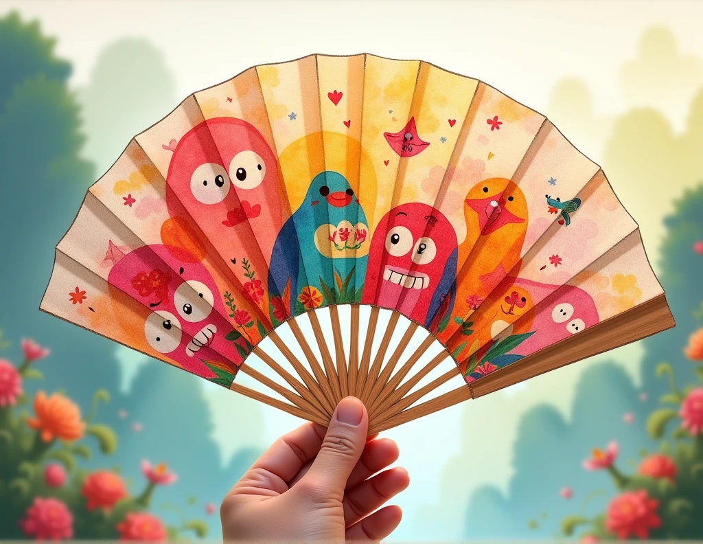 Animated manja with watercolor style