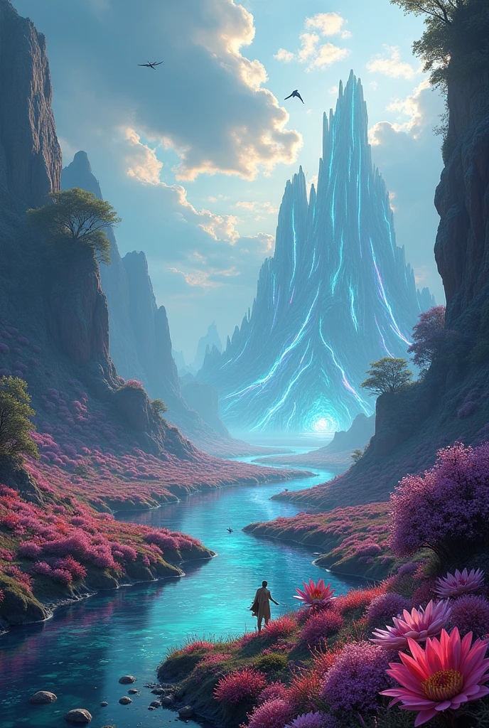 An island with an extraordinary subrealistic biome