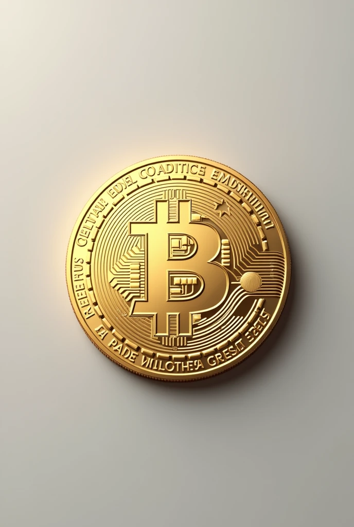 Create an image of just one coin