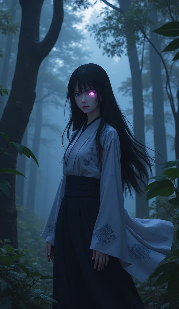 Dark fantasy,Hinata Hyuga Live Action,Actress Aoki Aoi,Konoha Byakugan eyes 