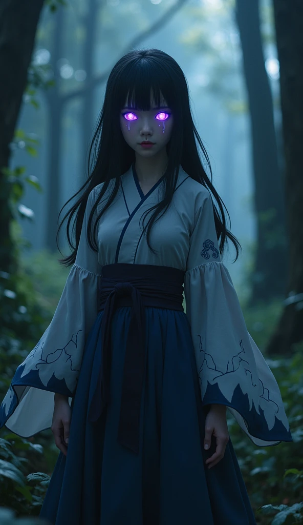 Dark fantasy,Hinata Hyuga Live Action,Actress Aoki Aoi,Konoha Byakugan eyes