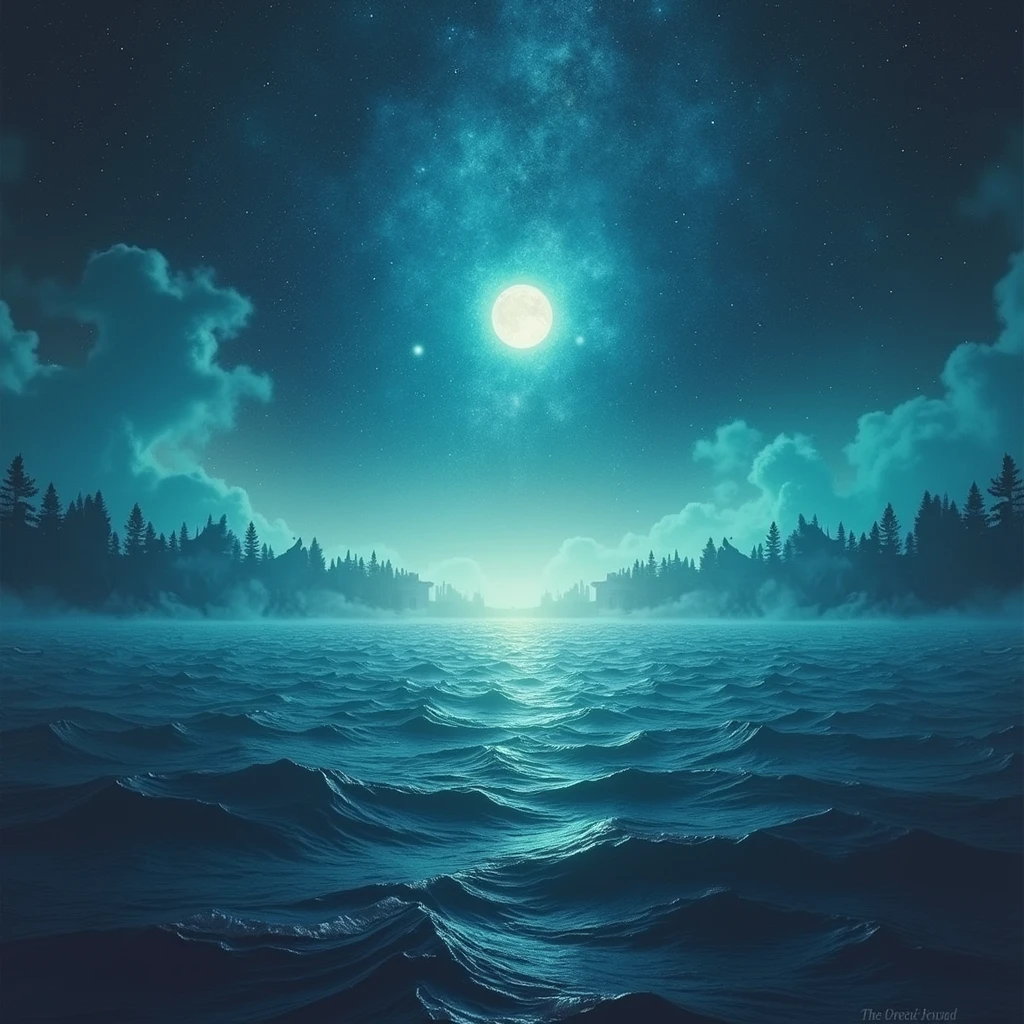 Brighten the middle with a deeper blue