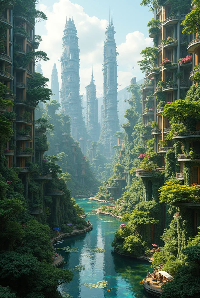 A city with an extraordinary biome