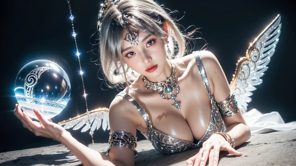 background、body、Silver Dress