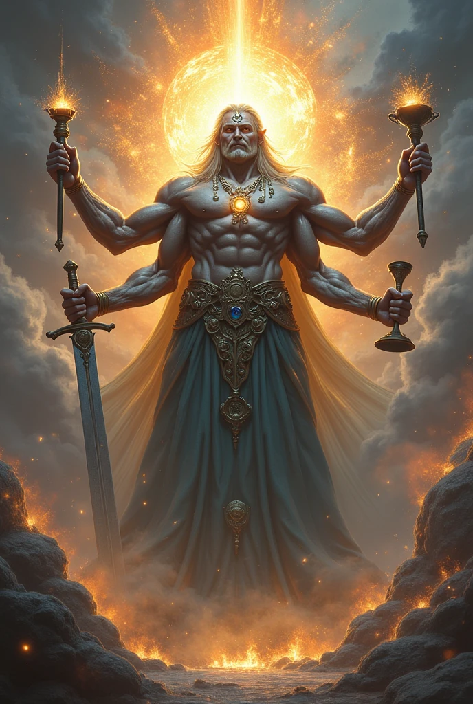 Four-armed God