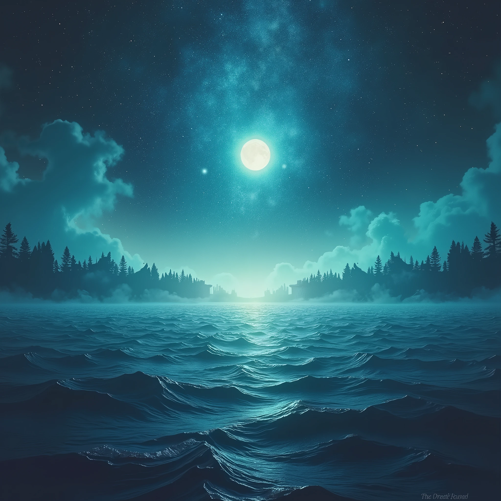Brighten the middle with a deeper blue