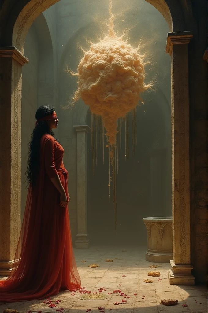 Gandhaari gave birth to a lump of flesh