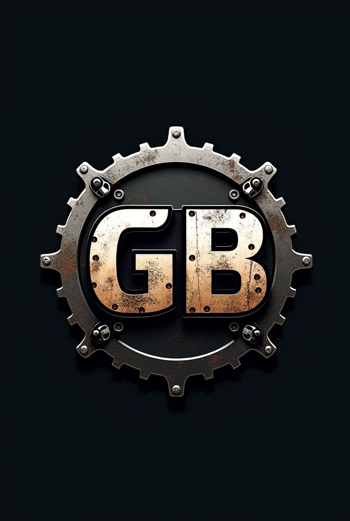 create a logo type with the name GB, that is related to motorcycle, parts and accessories