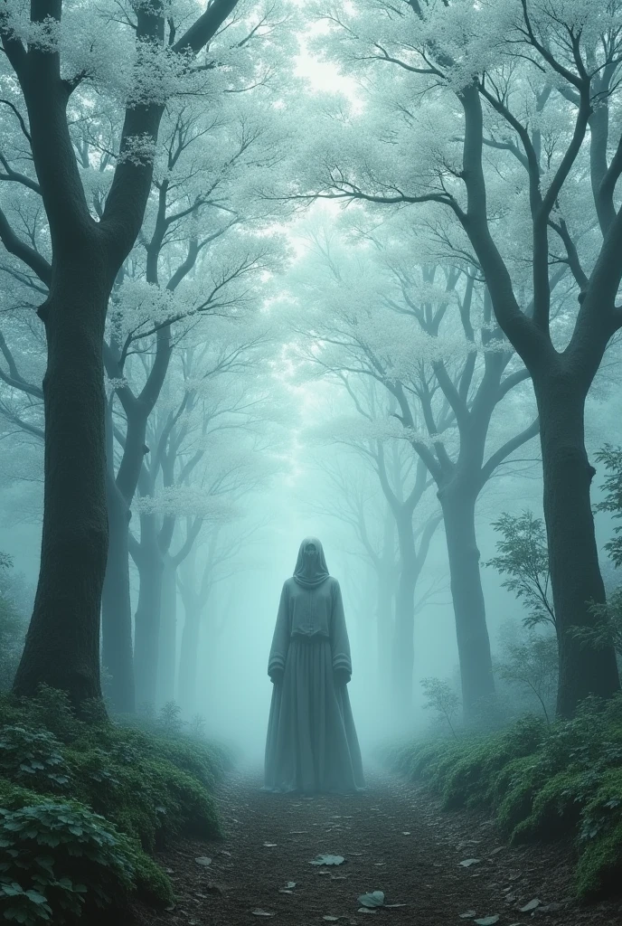 forst, trees with white foliage, nor his name