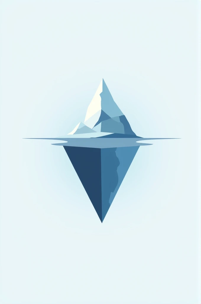 Iceberg themed logo