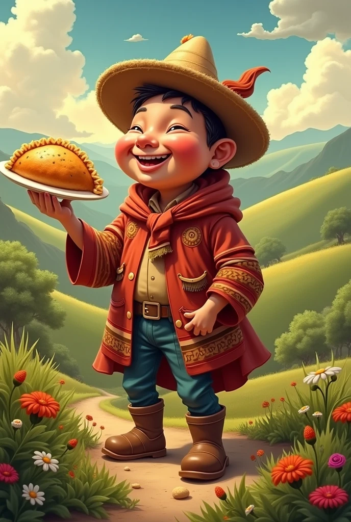 huaso bababoi with empanada