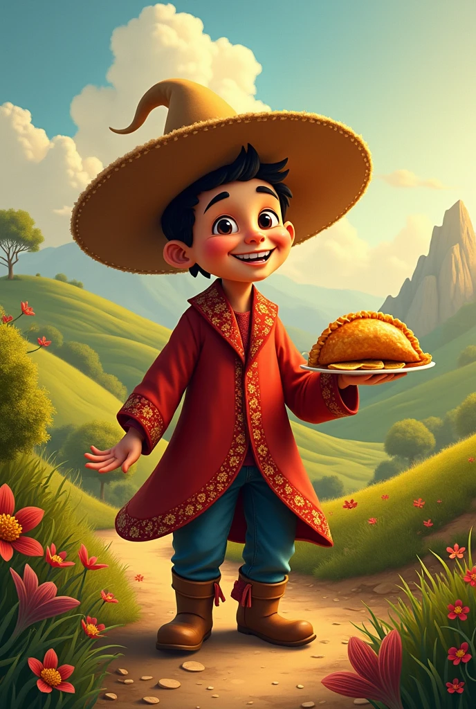huaso bababoi with empanada