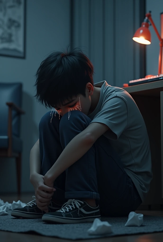 crying player