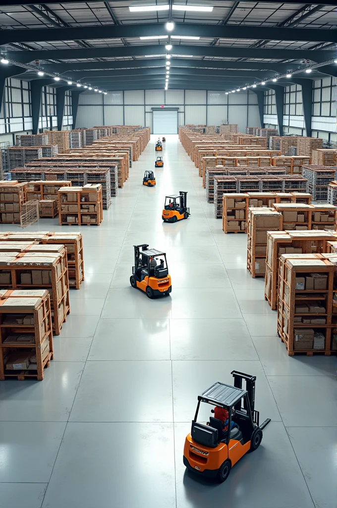 Draw a warehouse layout of C&a