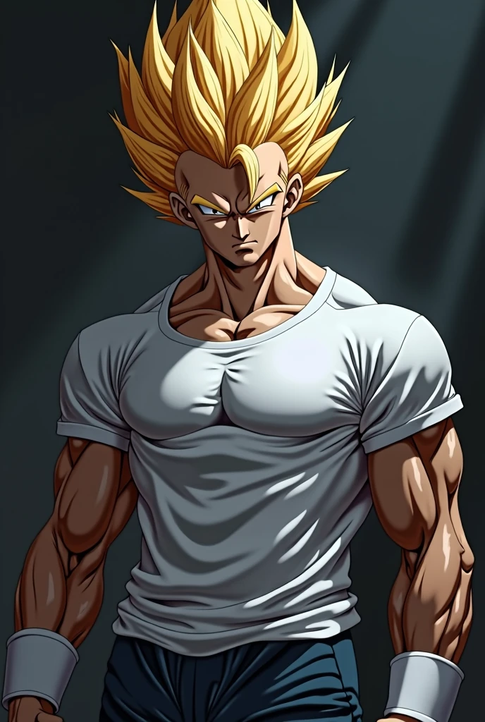 vegueta with white t-shirt