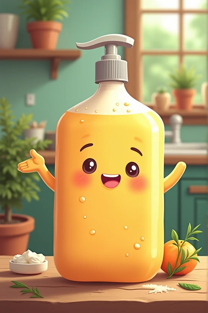 character for homemade liquid soap company 