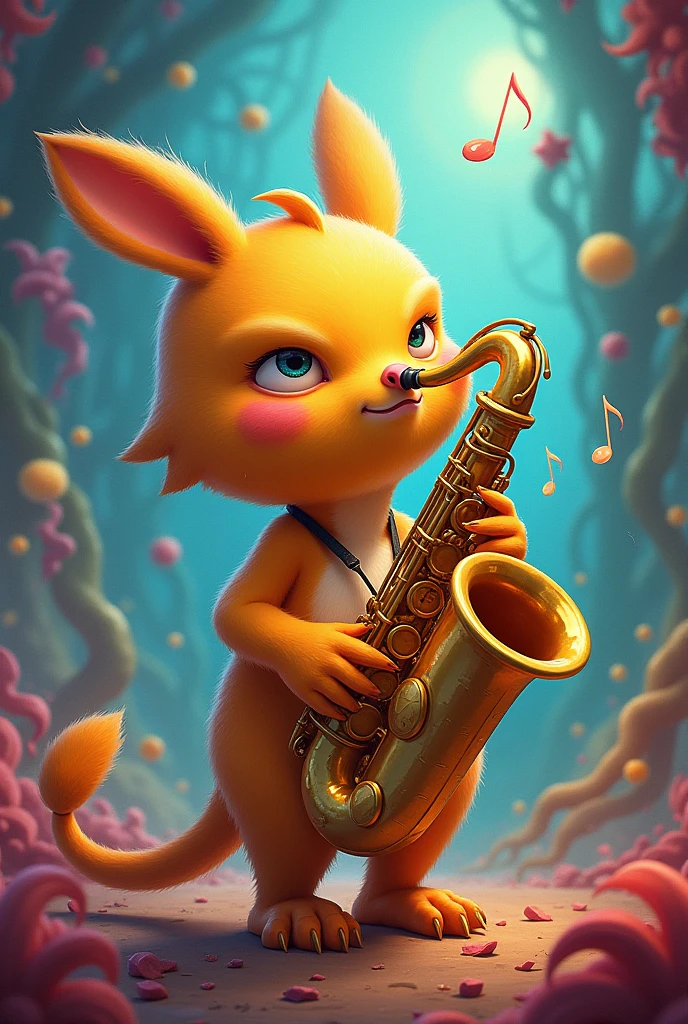 bababoi playing saxophone 