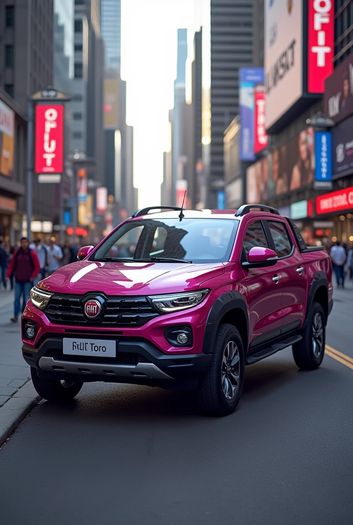 Fiat Toro metallic pink 2018 4 doors
