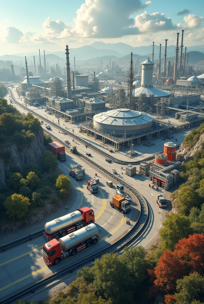 Create a detailed image about the gasoline supply system 
