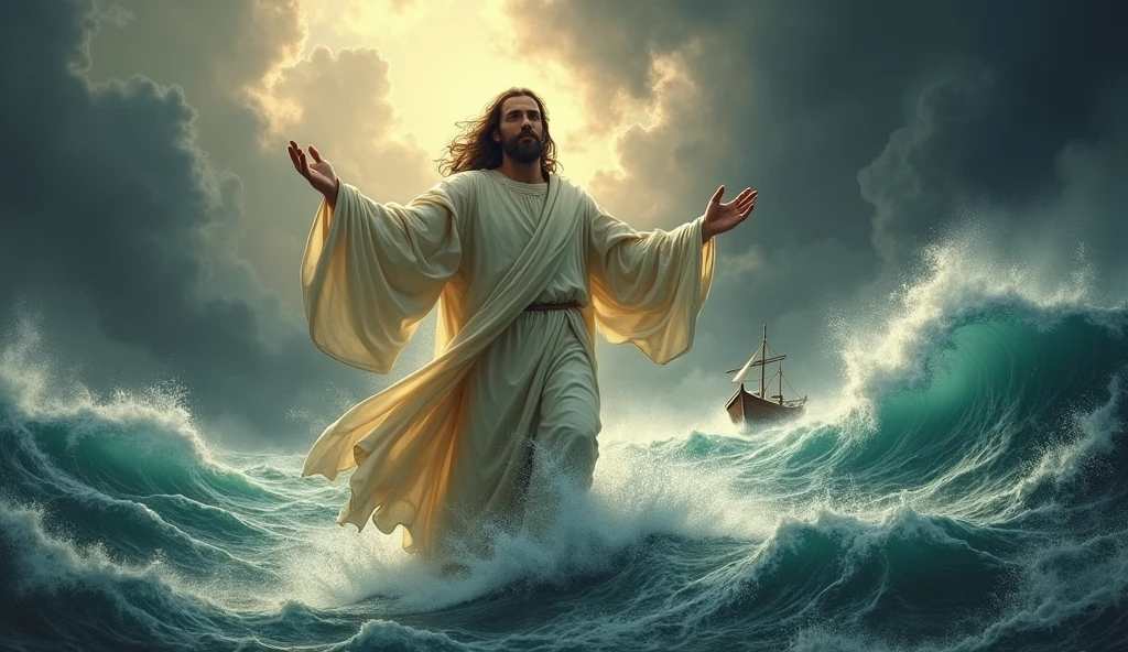 Jesus in the midst of storms