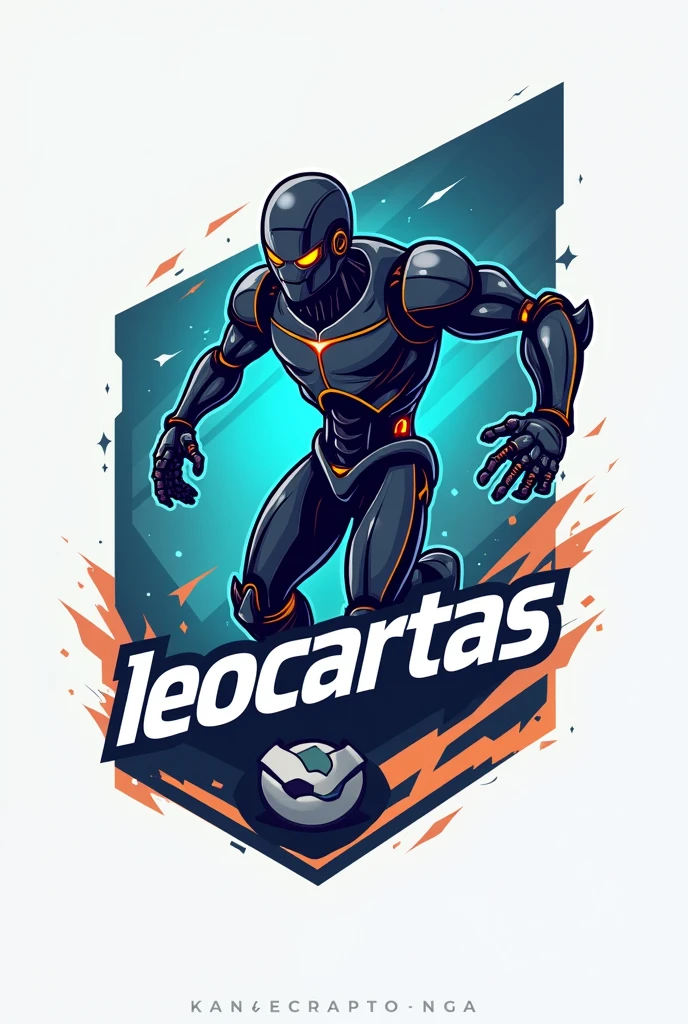 LOGO FOR A FOOTBALL BOT CALLED "LEOCARTAS"