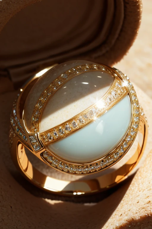 There are natural around(inside) a crave ring