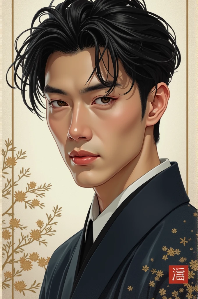 Japanese attractive man