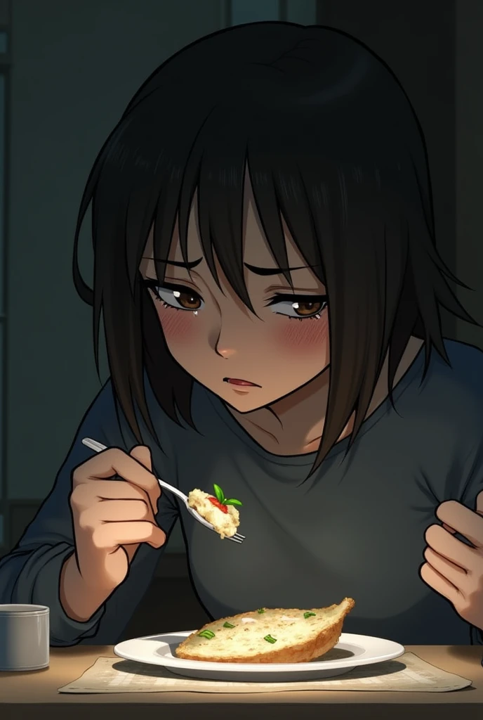 And then, while eating fish, I cried.