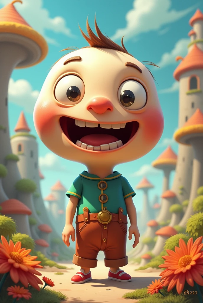 Big headed character named william