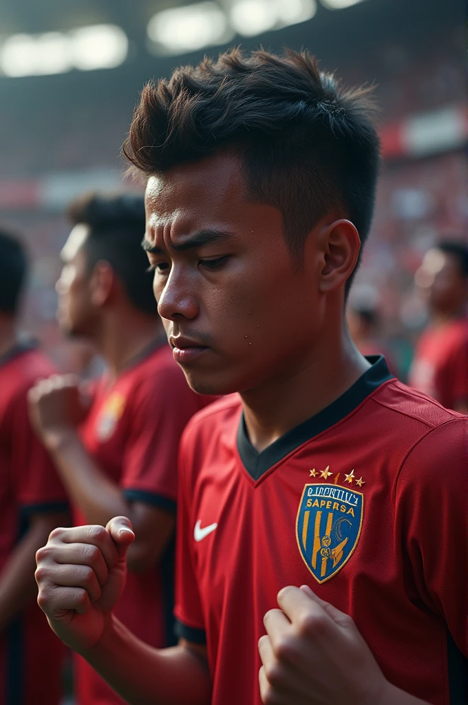 A crying Saprissa fan