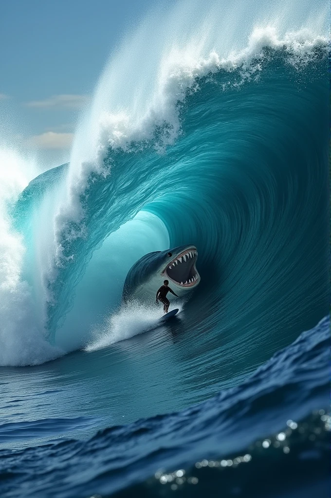 real life big fut mom surfing,jaws,go through the tube