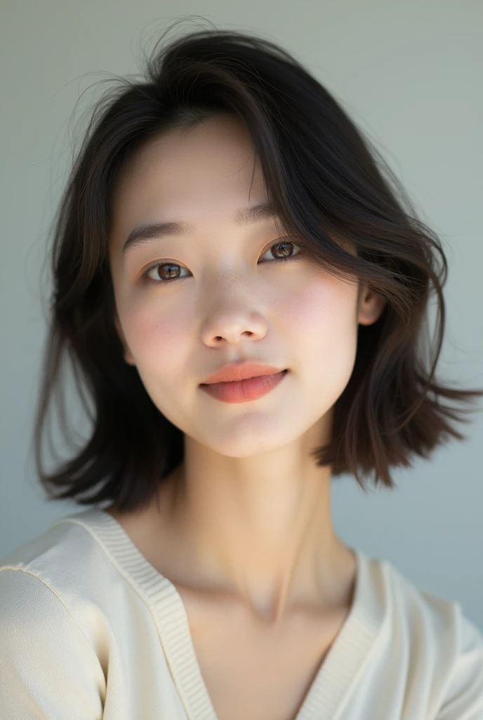 Selfie image of Korean women without being artificial