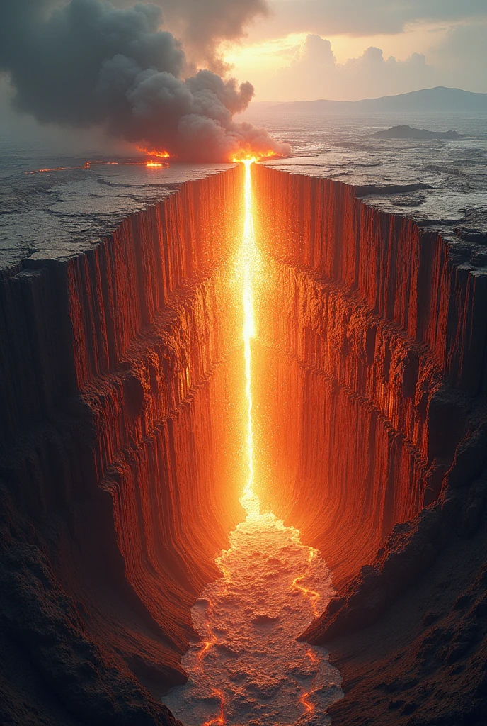 Collision of two tectonic plates and its subsequent causes