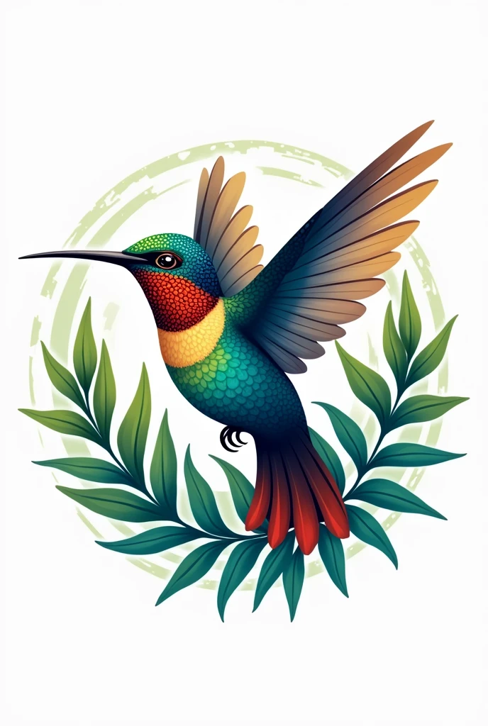  Logo for a hummingbird-related travel agency