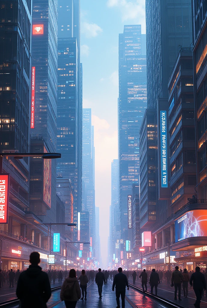 Create a tech-crazy city