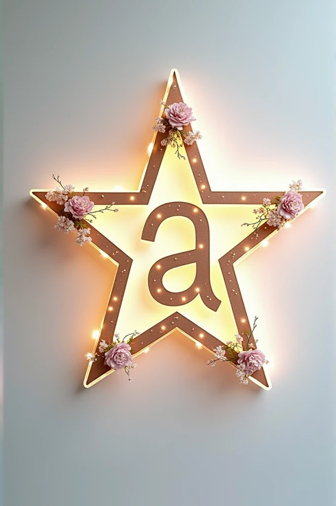 Name "Lorena" with the letter "a" being used to draw a 5-point star