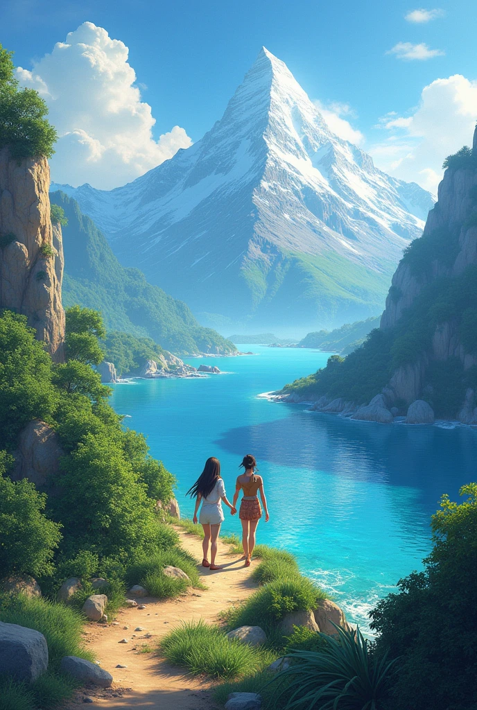 From the valleys to the peaks, and the oceans deep and blue,
Every step we take together makes our dreams come true.