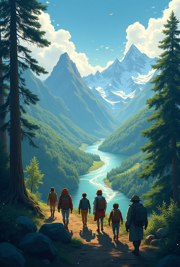 So let’s set out on our journey, friends, let’s start today,
With exploration and cooperation, we’ll find our way.
