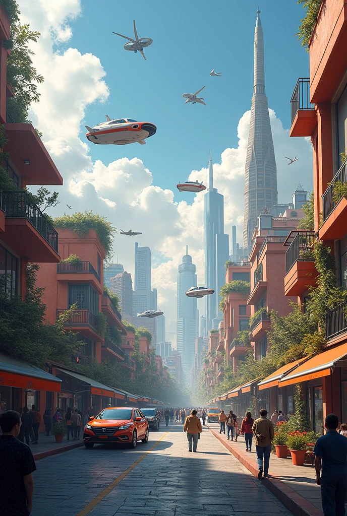 Bolivia La Paz in the future 