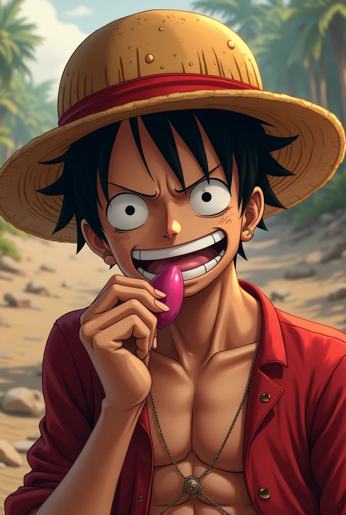 Boa Hancok sucking Luffy's penis