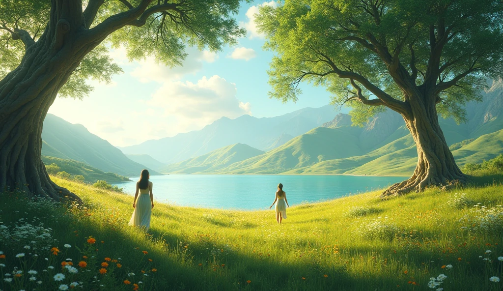 Paradise full of peace and natural beauty