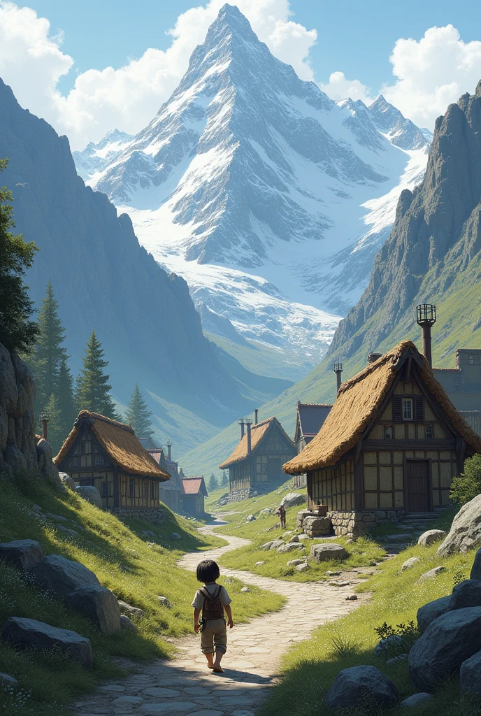blue, rugged, ten thousand, village, Child
