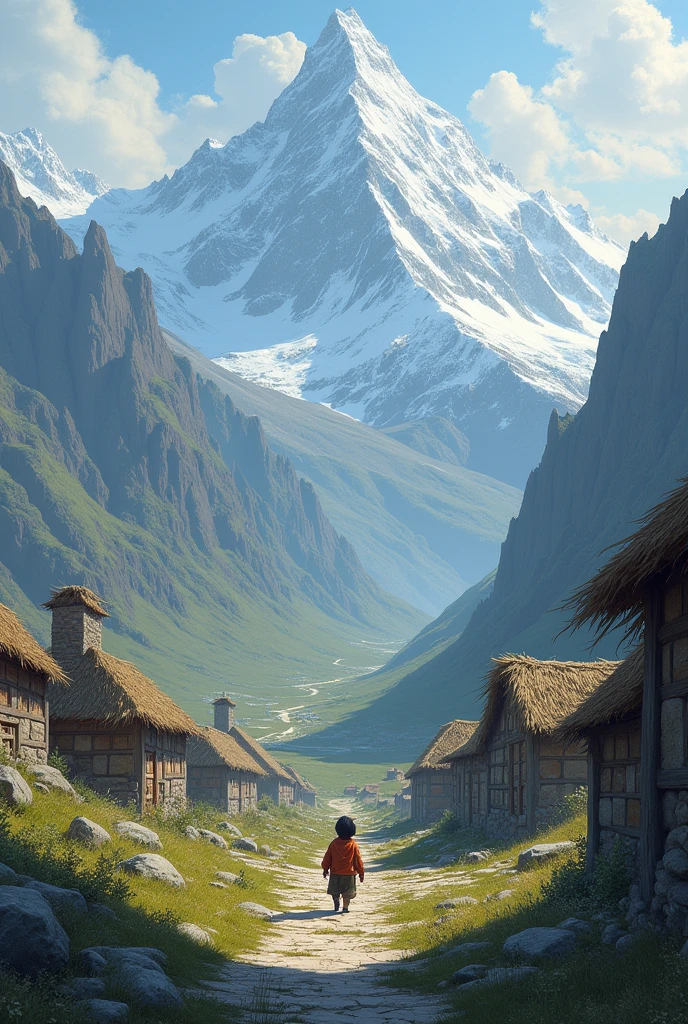 blue, rugged, ten thousand, village, Child