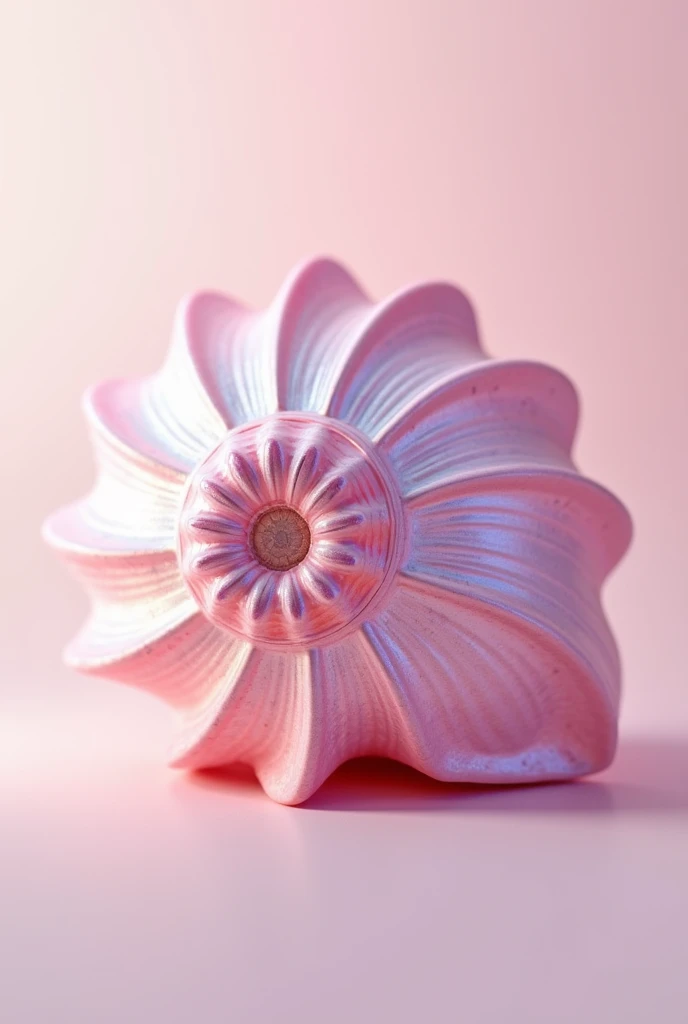 Create a pink shell for a brand logo